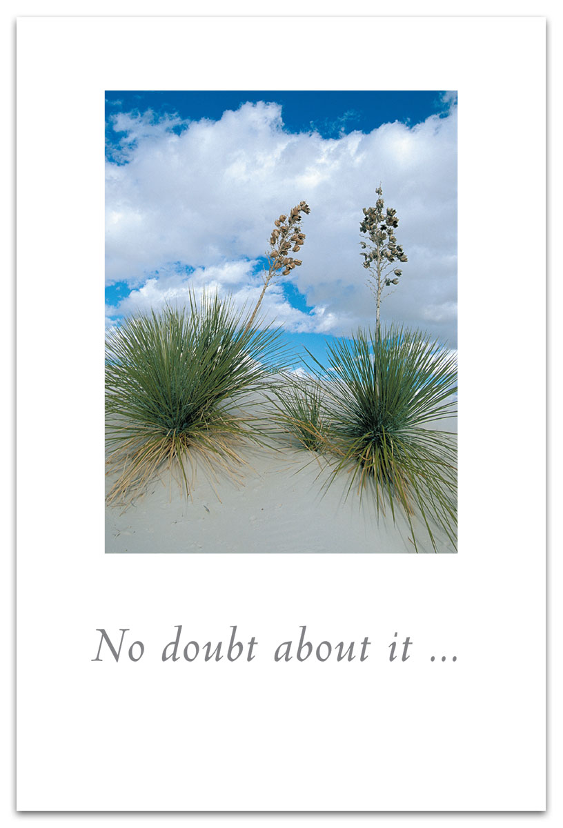 Yucca Anniversary-to-Spouse Card.