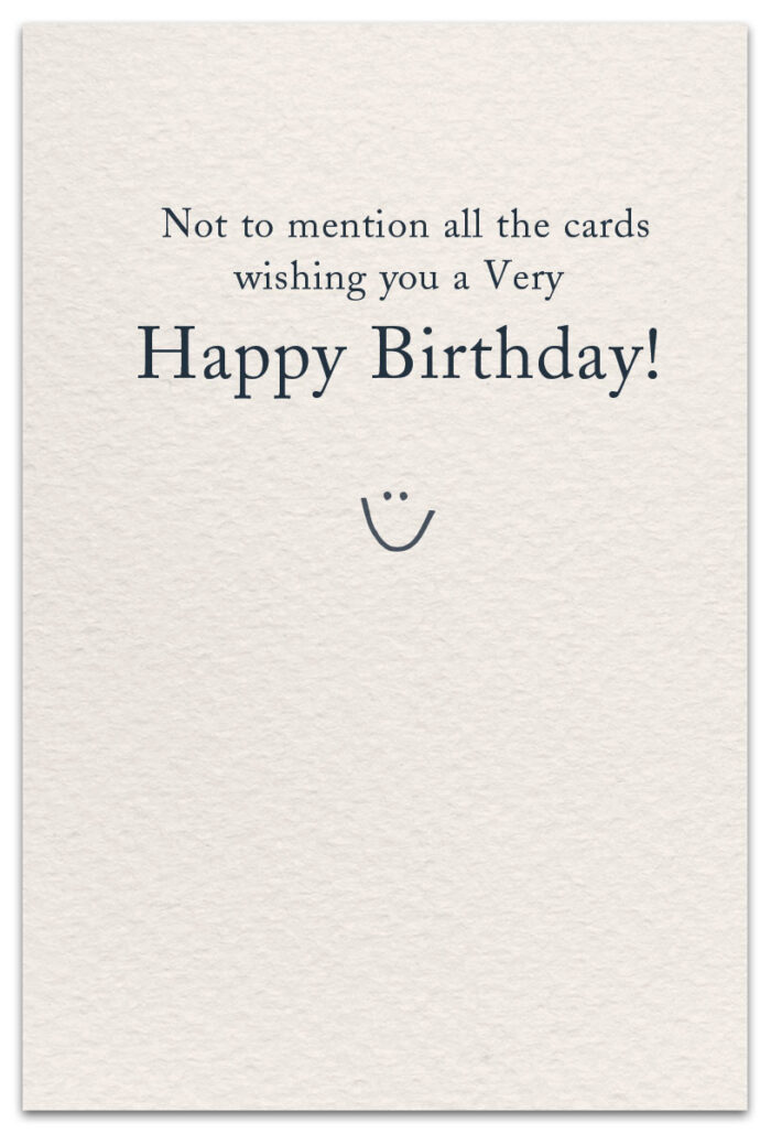 Readers Birthday Card Inside Message