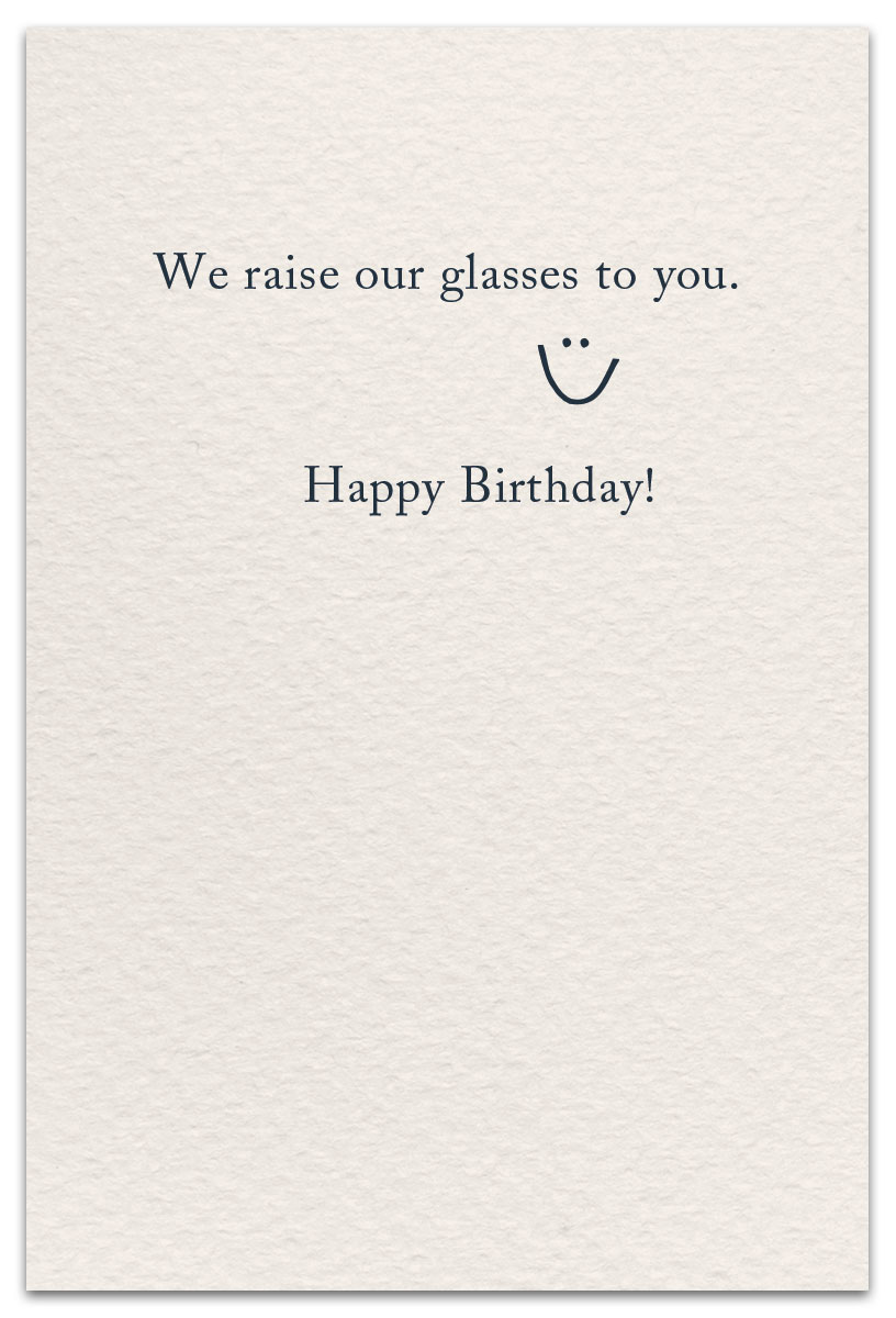 beer birthday card inside message