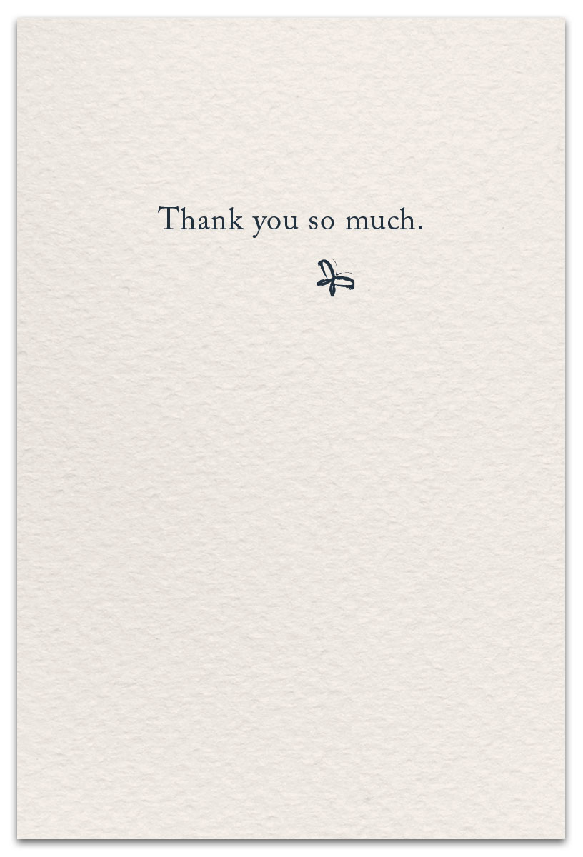 gratitude thank you card inside message