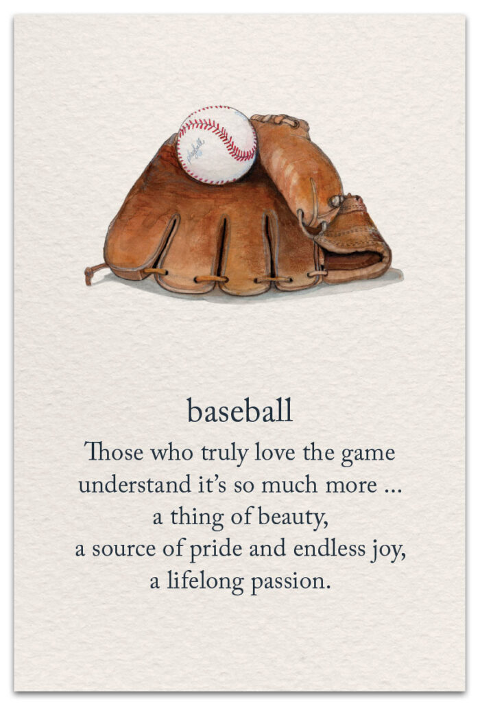 baseball birthday card front