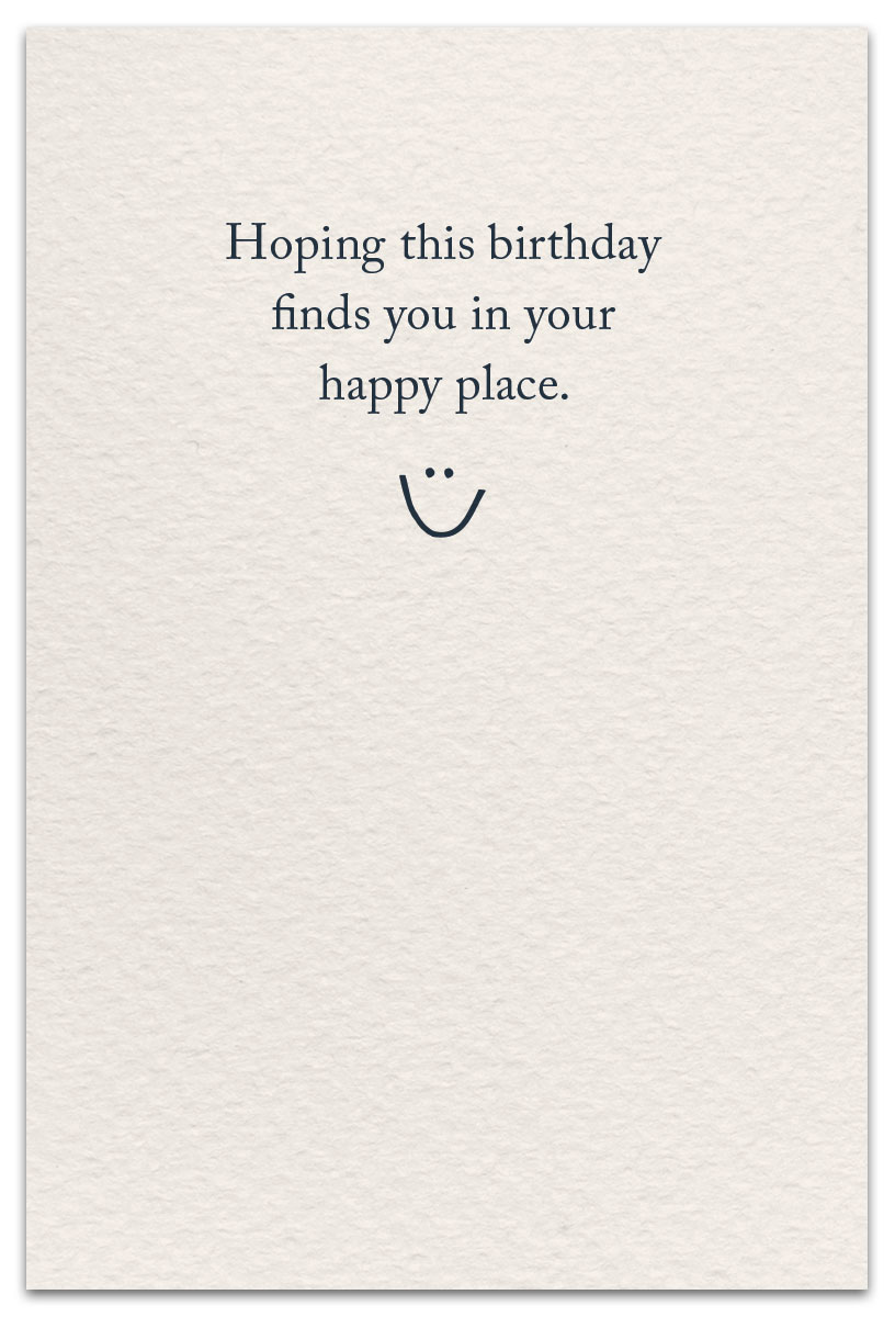 seahorses birthday card inside message