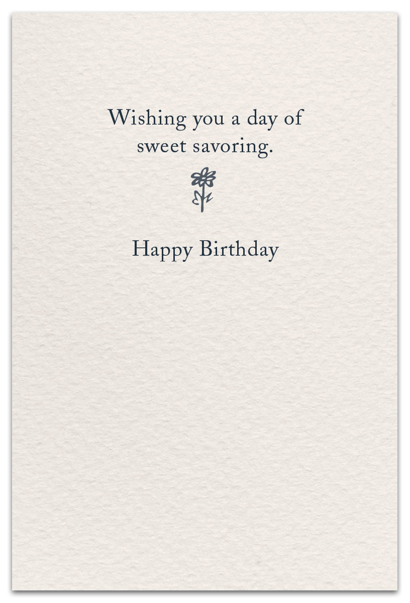 Hummingbirds Birthday Card Inside Text