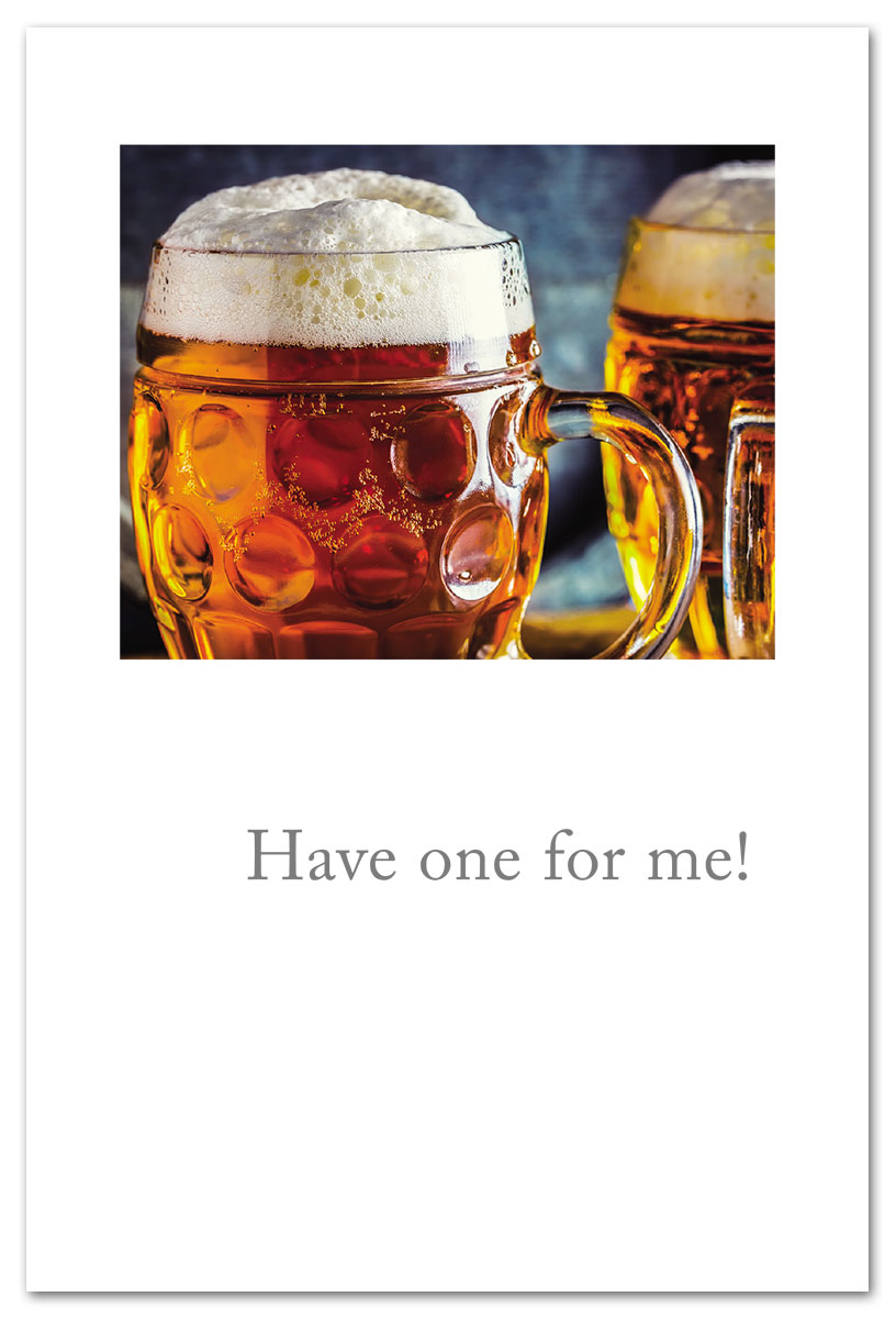Two beers brithday card.