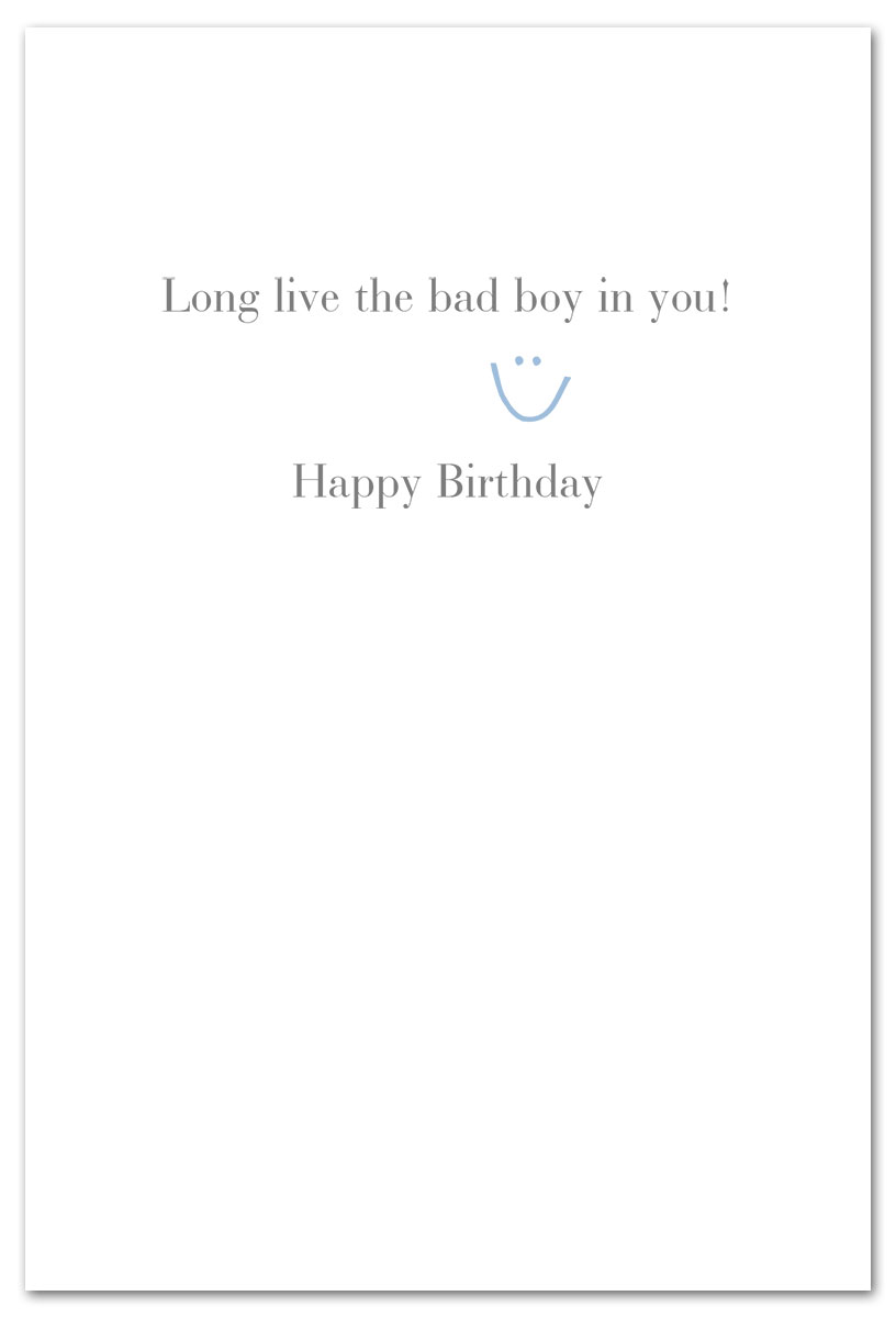 Who? Me? Birthday Card Inside Message