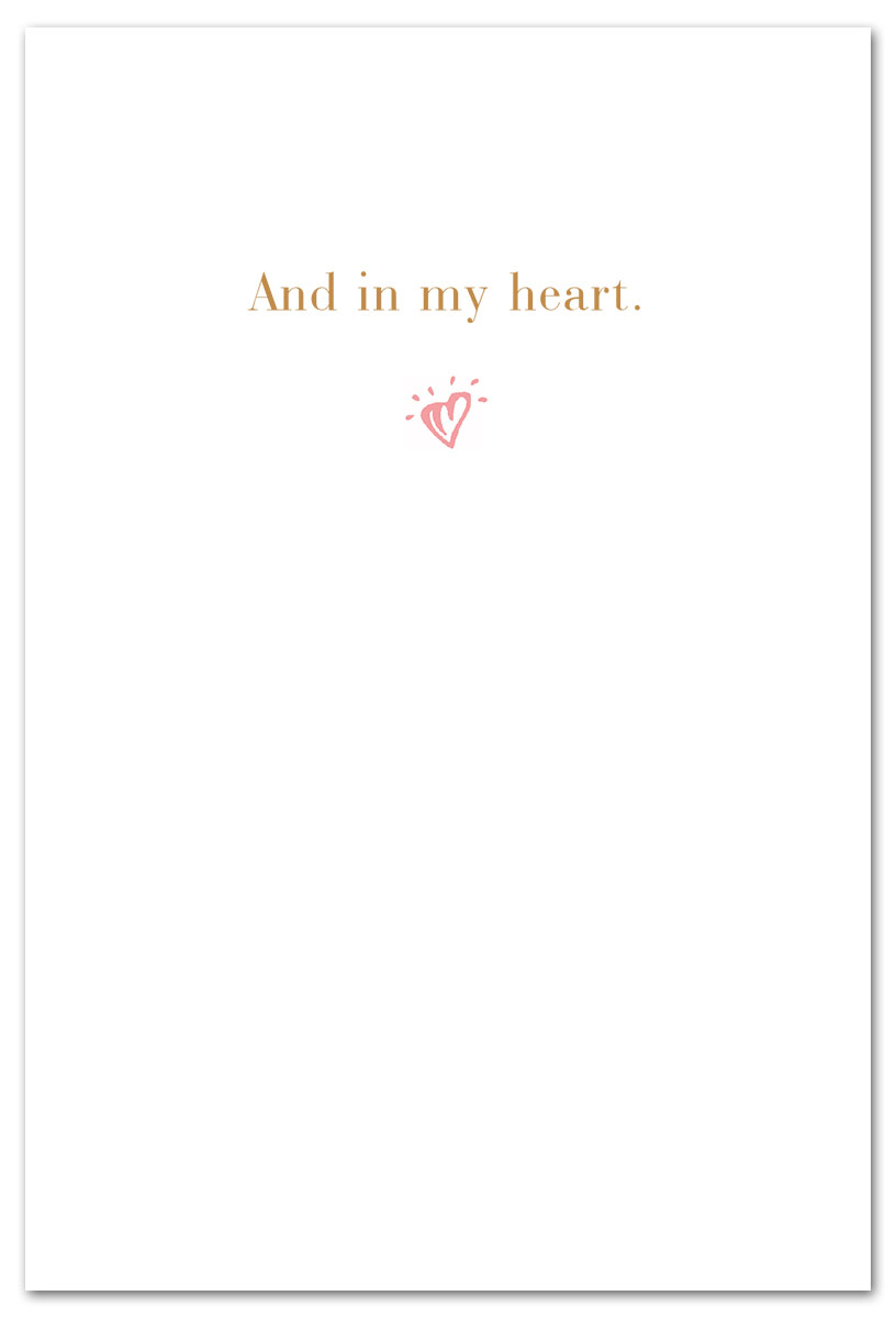 Always on my mind thinking of you card front