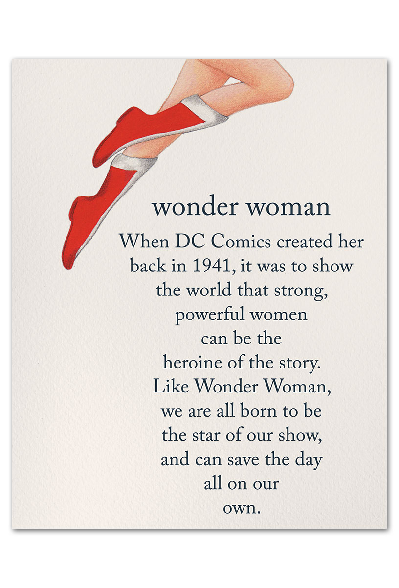 Wonder Woman art print.