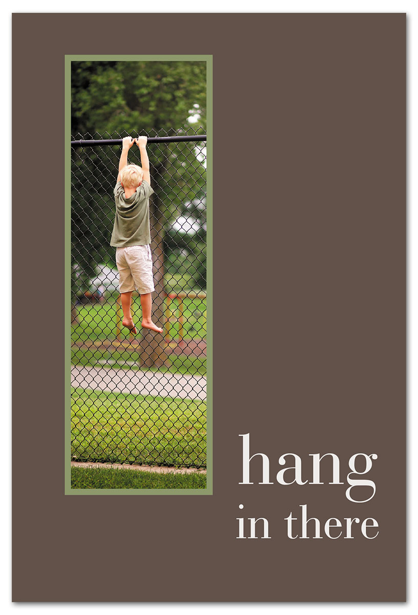 hang in there card