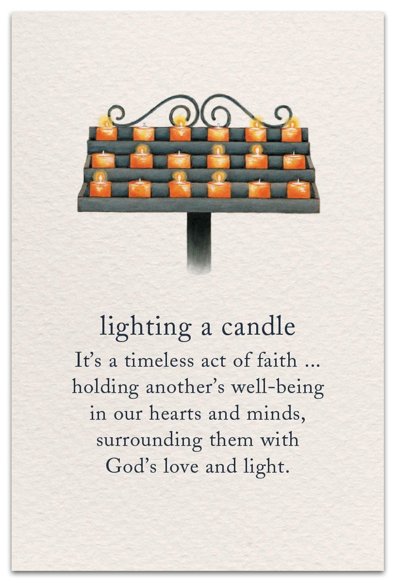 Lighting A Candle card