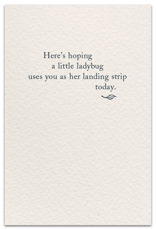 Ladybug Condolence Card- 1211 Ladybug Condolence Card- 1211