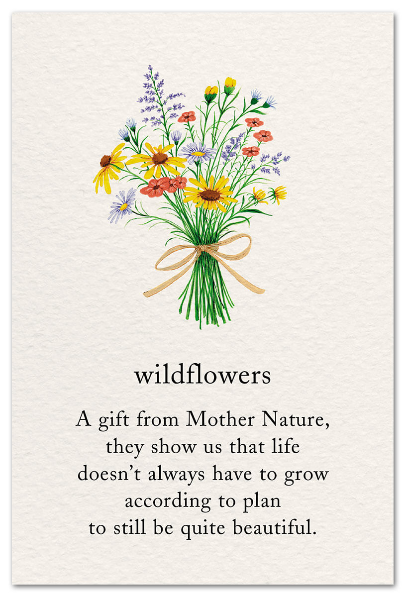 Wildflowers Birthday Card- 1258 Wildflowers Birthday Card- 1258