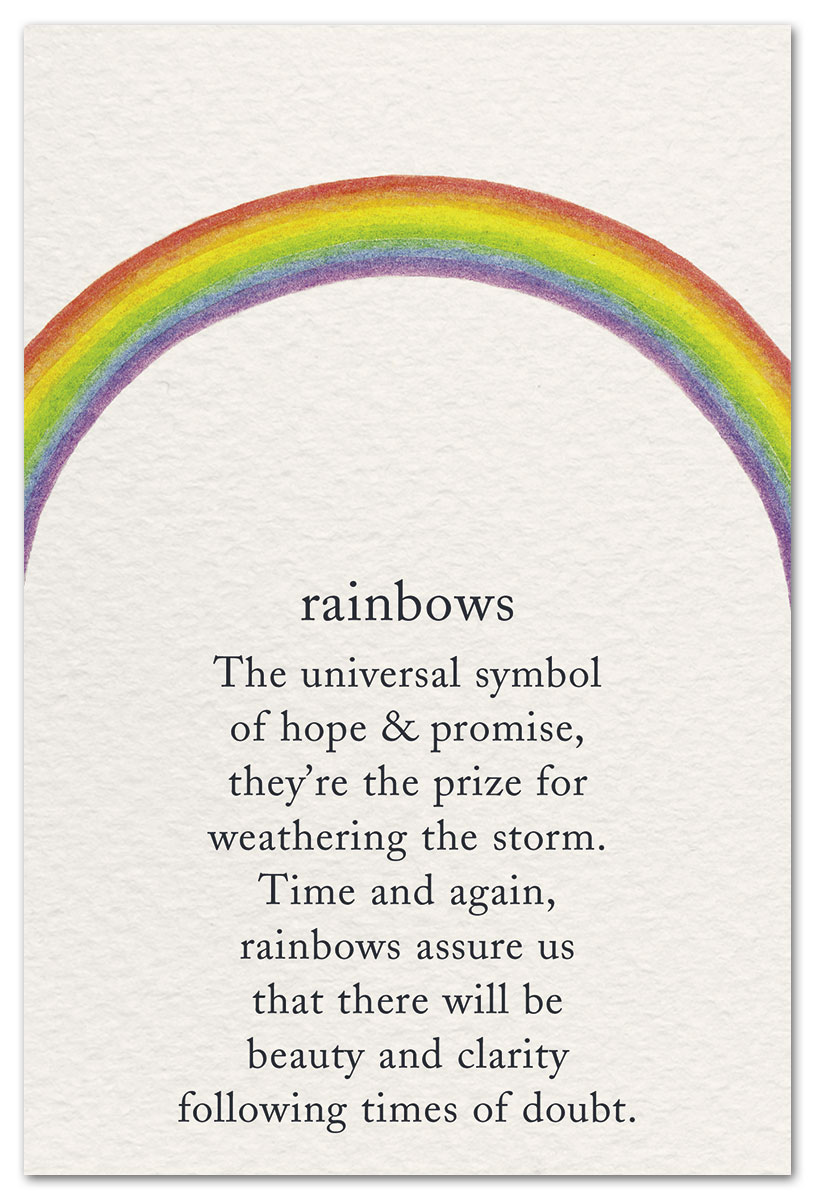 Rainbows Condolence Card- 1413 Rainbows Condolence Card- 1413