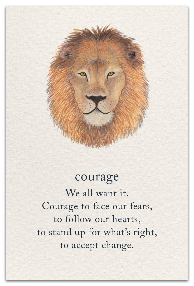 Courage Condolence Card- 1472 Courage Condolence Card- 1472